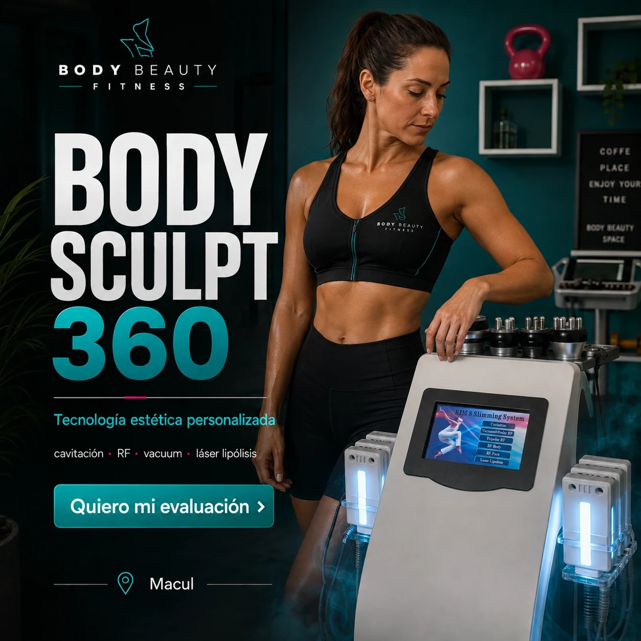 Body Sculpt 360 con tecnología KIM 8