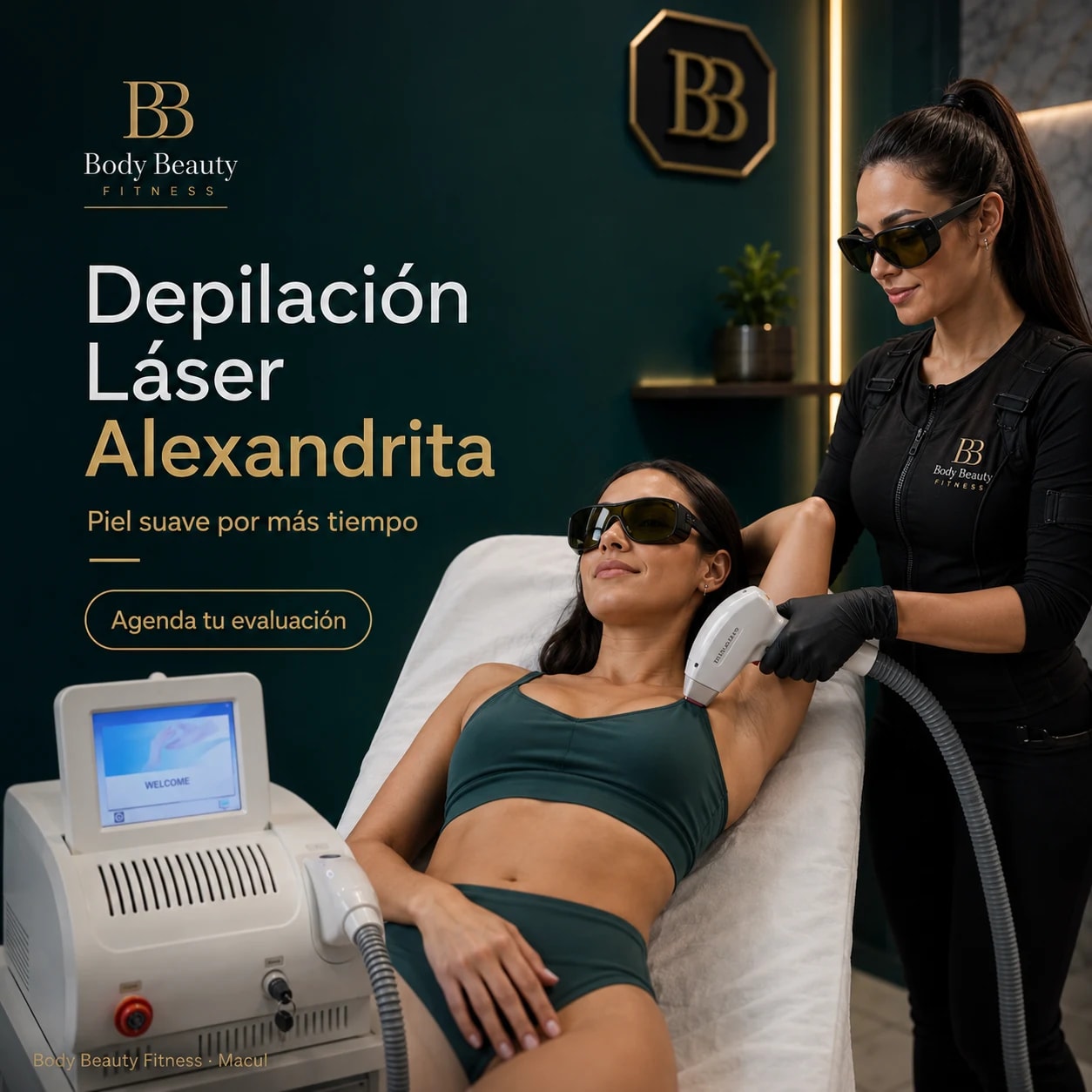 Depilación láser Alexandrita en Macul